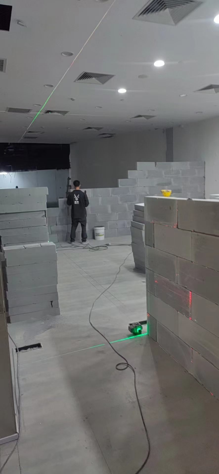 加气砖隔墙施工参考